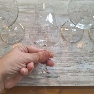 Port Crystal Monagram D Etched Glasses